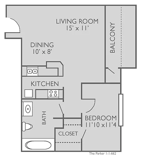 Floor plan Parker