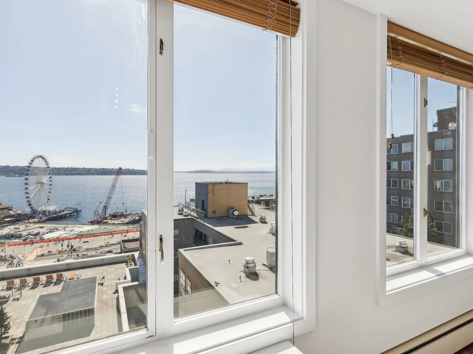 View from living room.