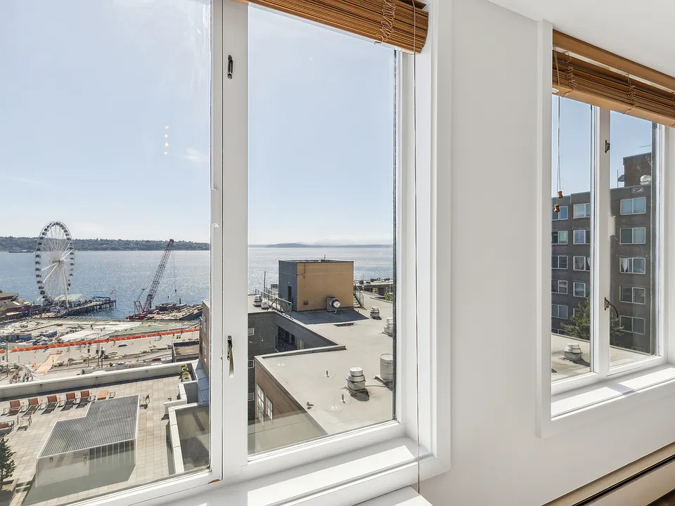 View from living room.