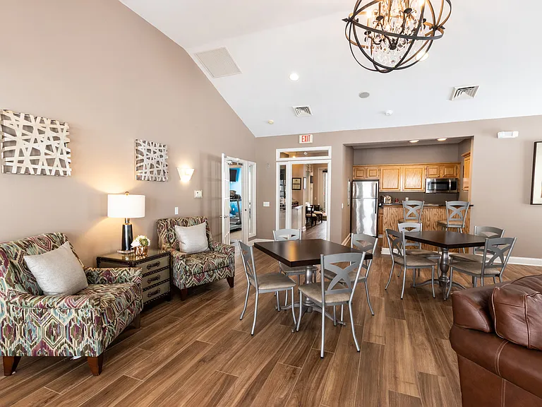 Gather with Residents in the Clubhouse