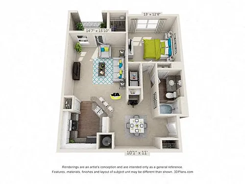 Floor plan The Desoto
