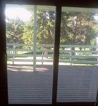 Deck off dining room