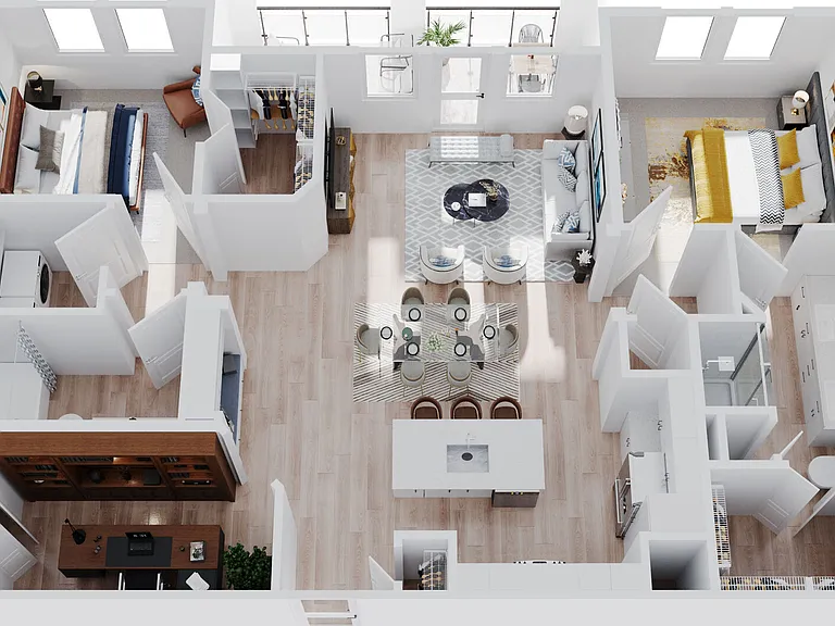 Two Bedroom Apartment with spacious living
