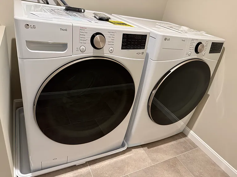 Washer and dryer
