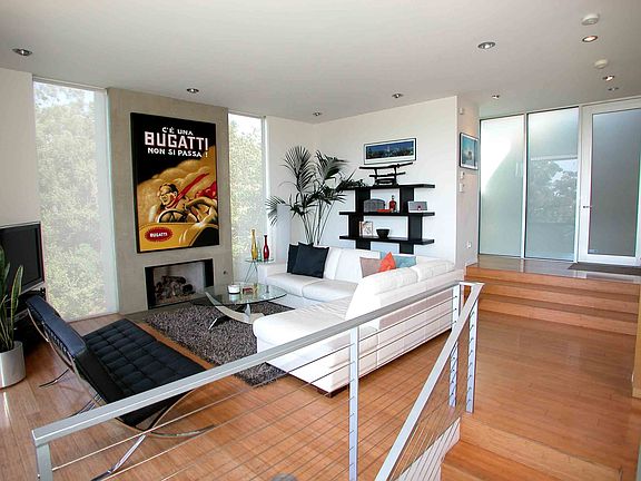 Bamboo Flooring at Entry into Living Room