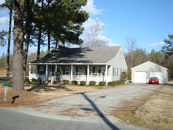 Front of House with Detached Garage