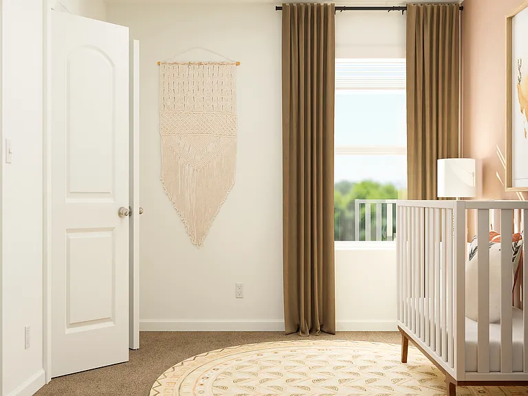 Spacious additional bedroom.