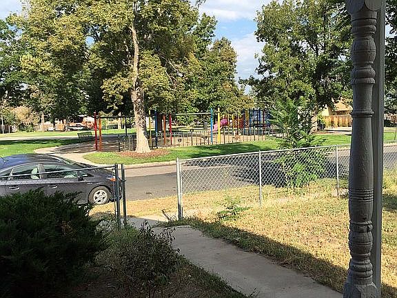park, from front porch