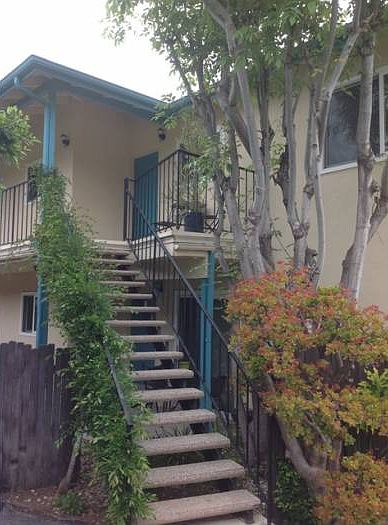 Back stairway to Unit 6