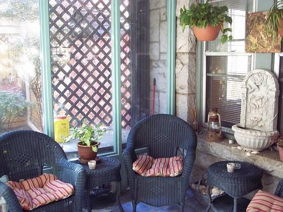 sunroom/porch view