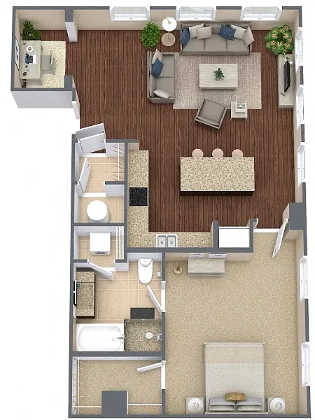 Floor plan Transit 16