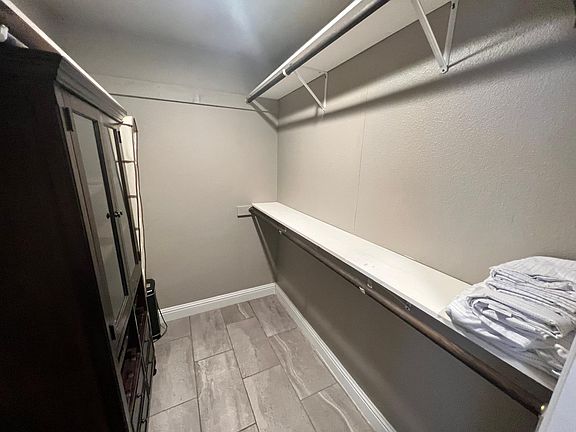 Master walk in closet