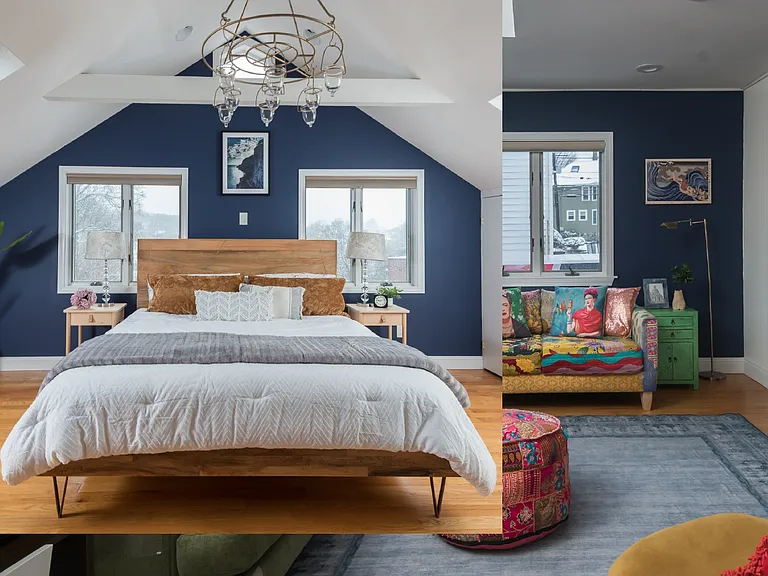 Master Bedroom with Tall Ceilings