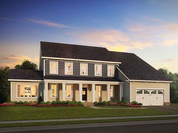 Elevation 3 of the Hadleigh a home design by Brookfield Residential at Waterford Manor