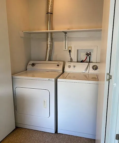 Washer and dryer in unit