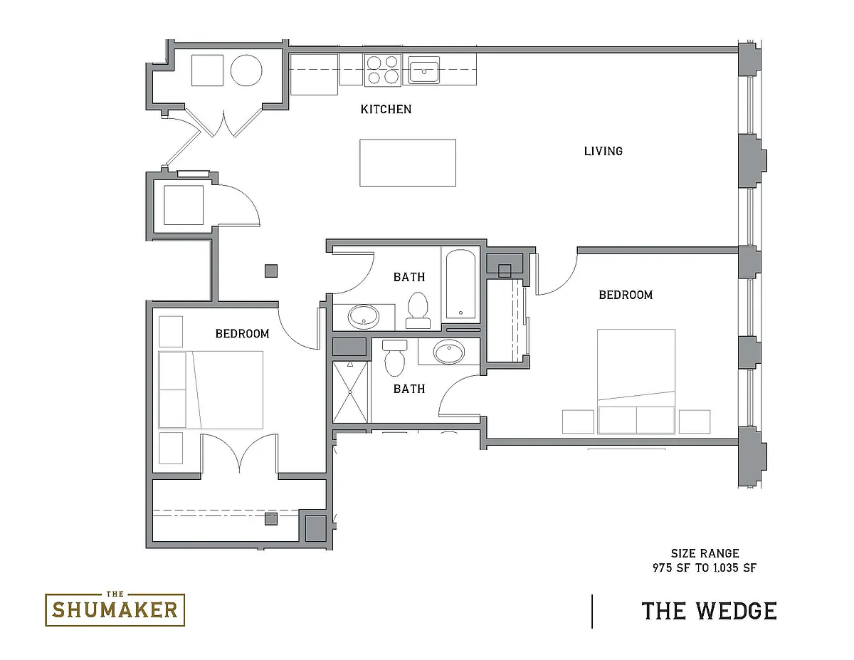 Floor plan The Wedge