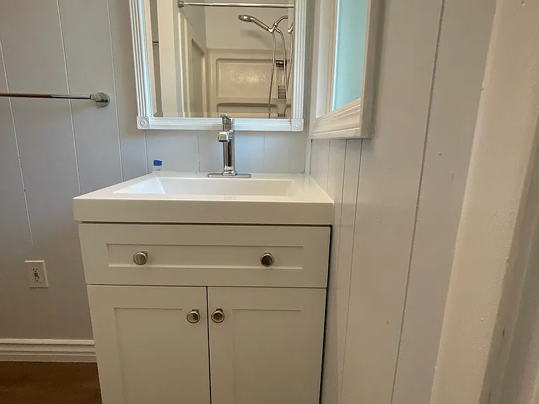 North bathroom vanity