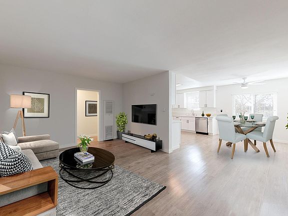 Open Kitchen and Living Rooms