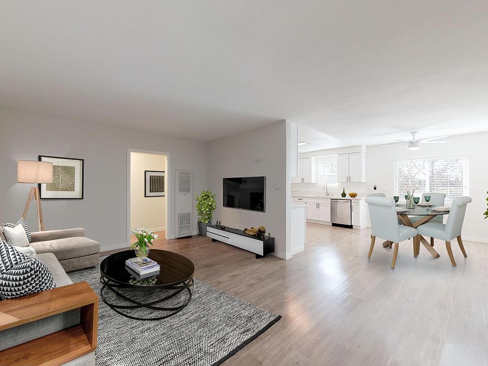 Open Kitchen and Living Rooms