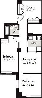 1st image of 45 Wall St APT 1509