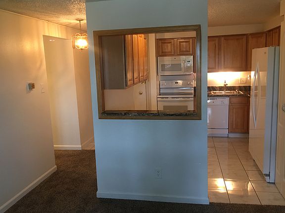 view from lvg room to hall & kitchen