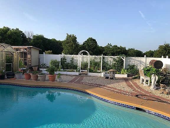 Back Yard pool & garden