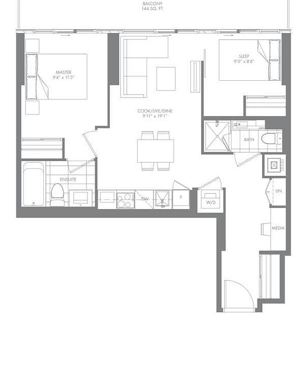 2nd image of 3883 Quartz Rd #3101
