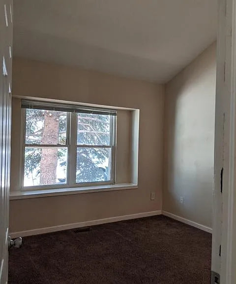 Main Floor Bedroom. Spacious with vaulted ceiling and walk-in closet.