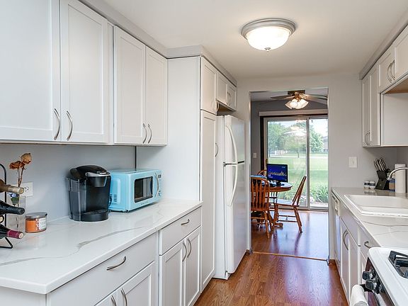 Light, bright white kitchen