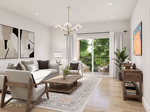 Sunlit gathering room