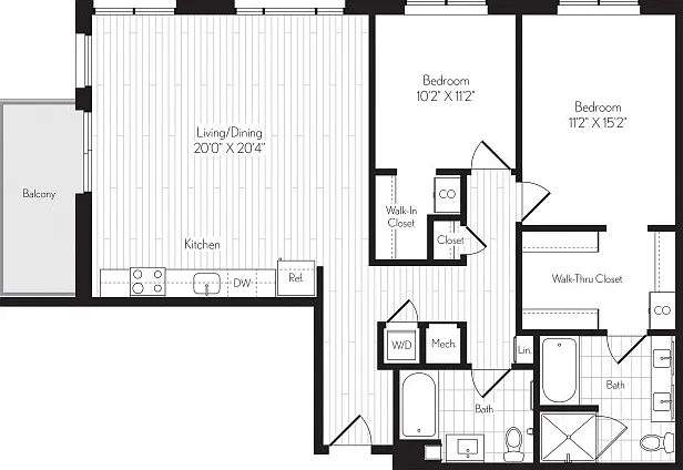 B06 Two Bedroom B06 Two Bedroom
