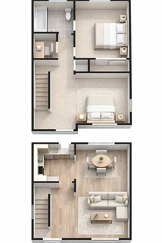 Floor plan Double