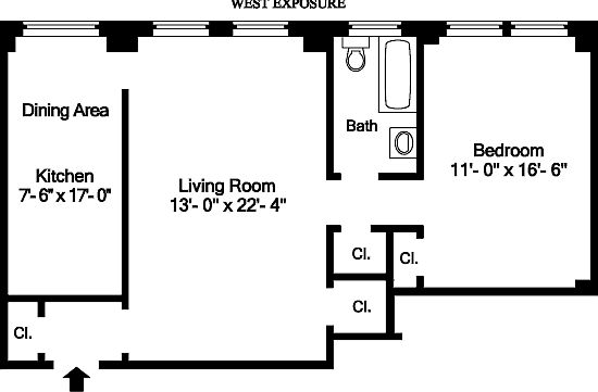 1st image of 175 W 93rd St APT 2B