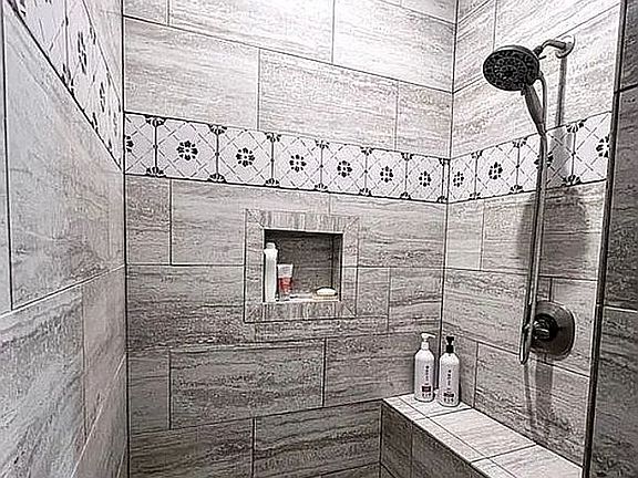 MBr walk in tile shower