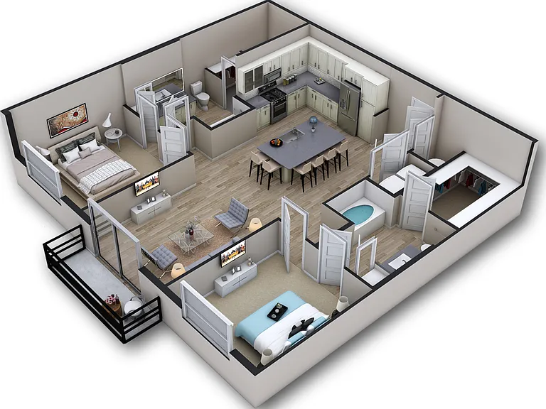B2 floor plan The Griffin