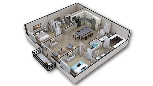 Floor plan B2
