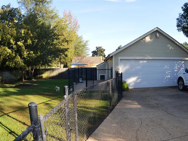 Garage and Back Yard