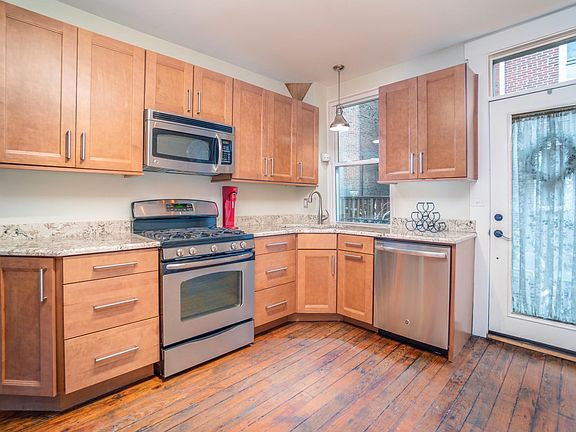 gorgeous granite countertop back door
