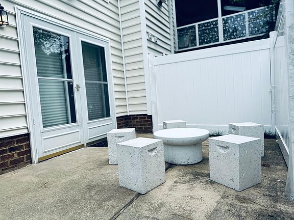 Entry door to full walkout daylight basement apartment for lease.