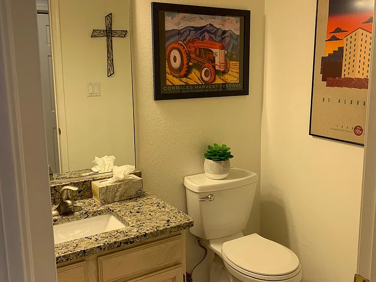 Downstairs half-bath