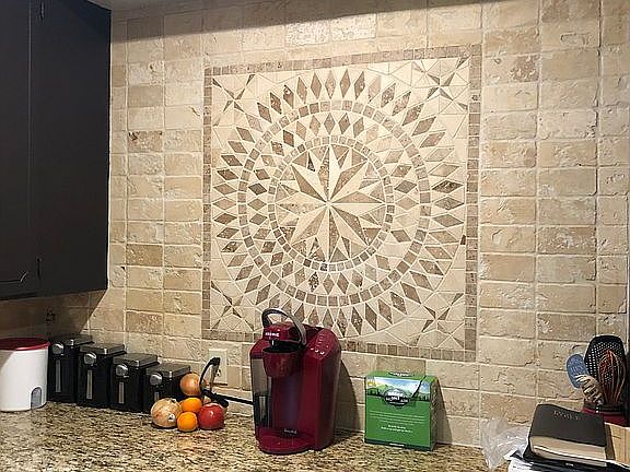 Kitchen
to right of sink