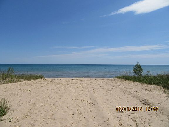 70 ft of sugar sand beach.