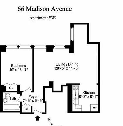 2nd image of 66 Madison Ave APT 3E