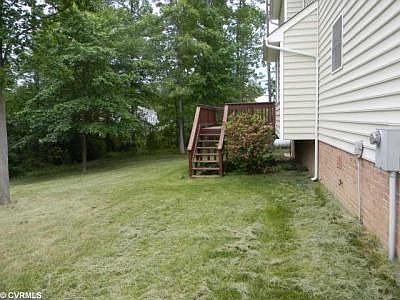 Rear Yard with deck
