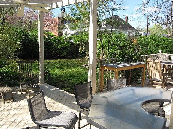 Oversized deck in Back yard