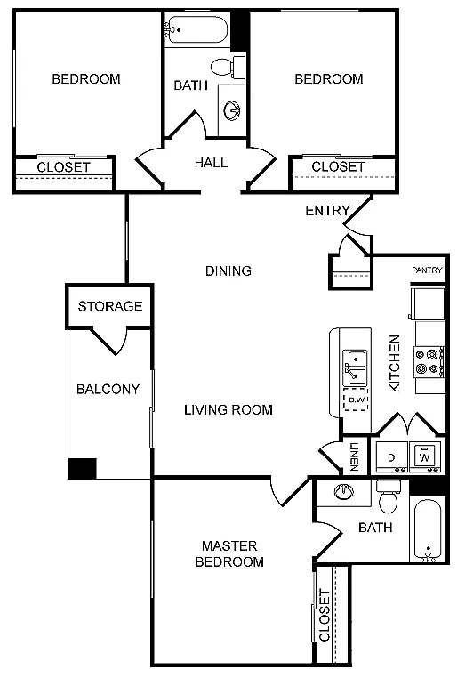 Floor plan D1