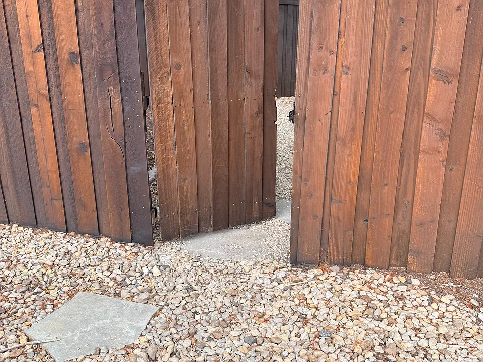 Gate to the backyard