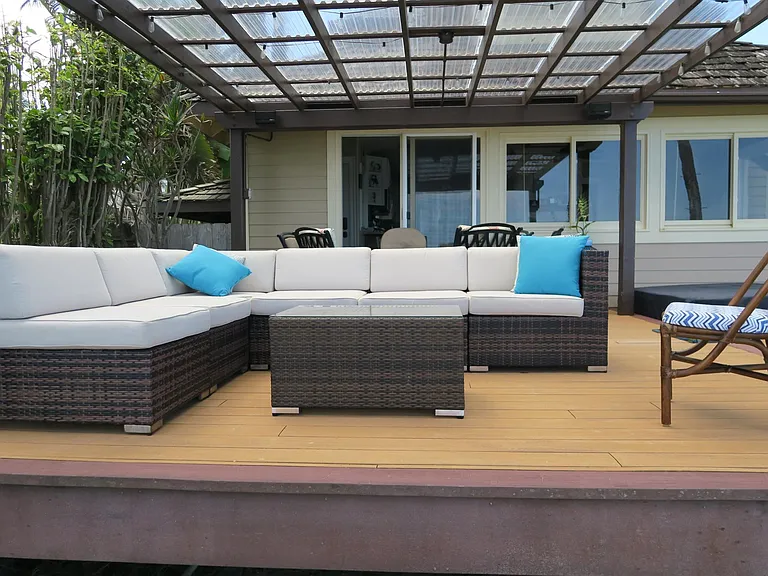 Porch for cocktail hour