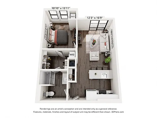 Floor plan HQ-1C