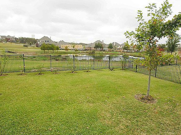 Back view of pond/greenbelt